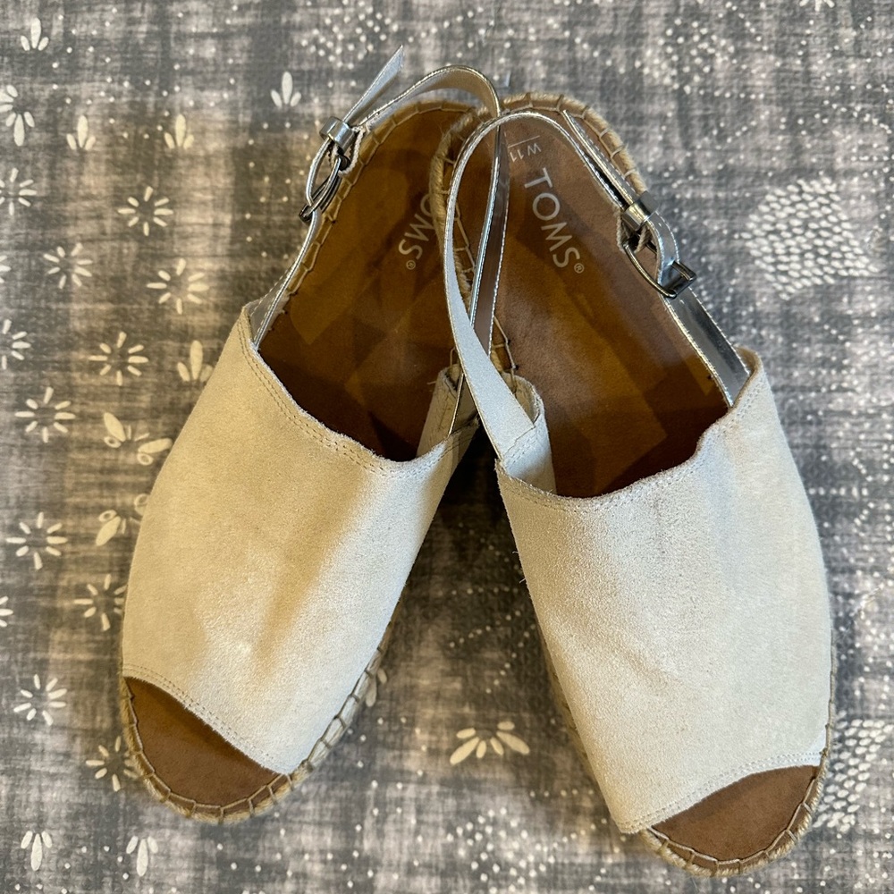TOMS Clara Suede Sandals